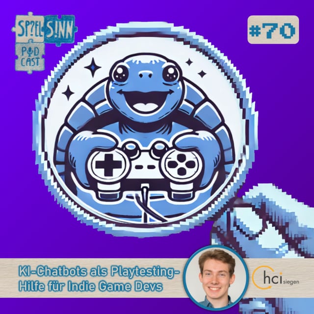 #70) KI-Chatbots als Playtesting-Hilfe für Indie Game Devs [mit Benjamin Linz von der Uni Siegen mit "IndieGUR Ally"] image