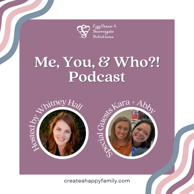 S3E28 Who?! Two Journeys, One Purpose: Abby and Kara on the Power of Surrogacy image