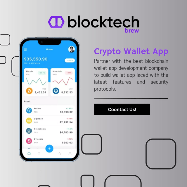 Services Offered BlockTech Brew a Cryptocurrency Wallet Development Company image