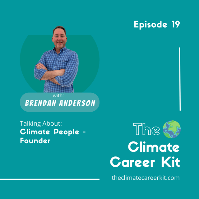 Episode 19: Brendan Anderson - Founder of Climate People image