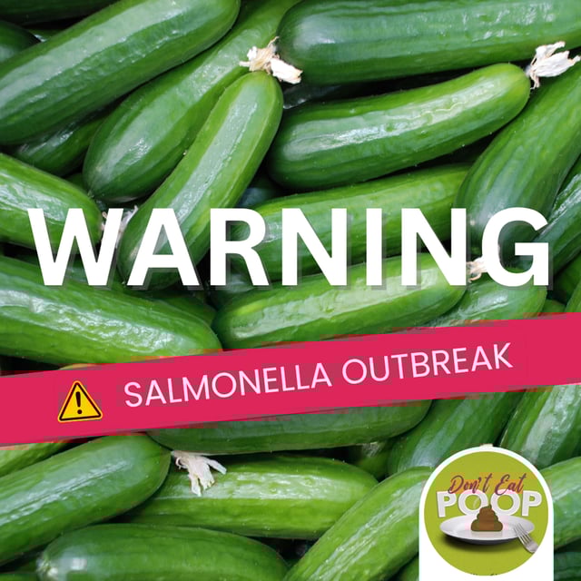 A Side of Salmonella: What’s Up with Those Contaminated Cucumbers? | Episode 119 image