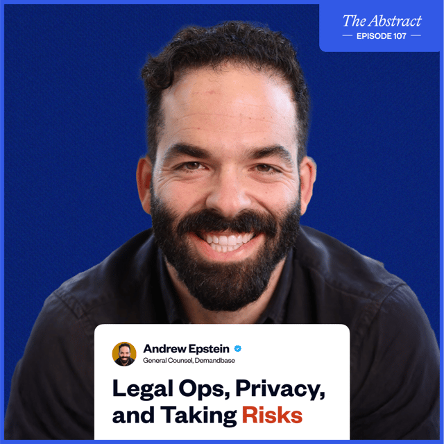 Ep 107: From Big Law to GC Before 35: Andrew Epstein’s Journey on Navigating Modern Legal Careers image