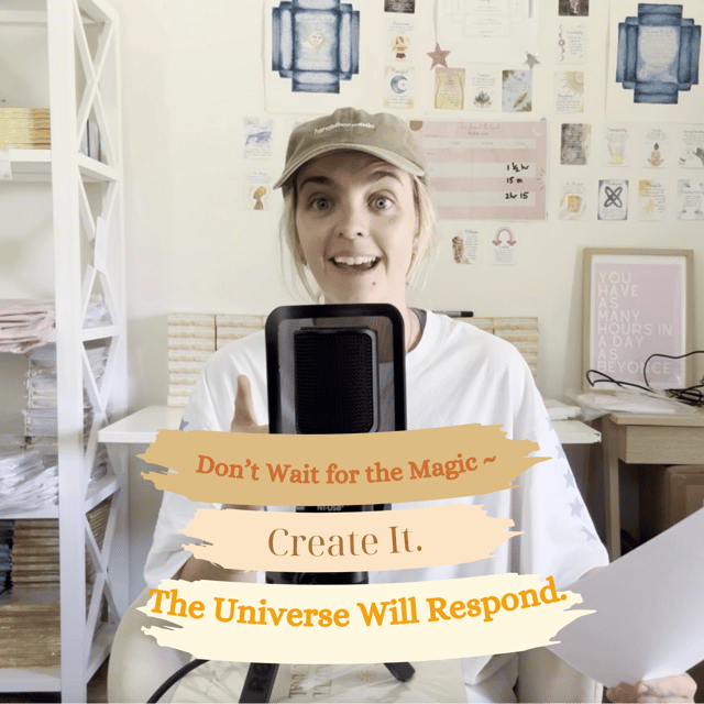 Don’t Wait for the Magic ~ Create It. The Universe Will Respond. image