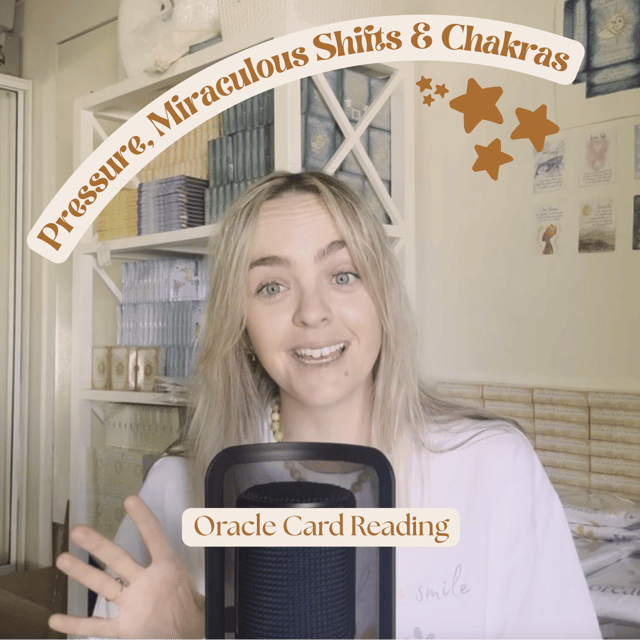 Pressure, Miraculous Shifts & Chakras ~ Oracle Card Reading image