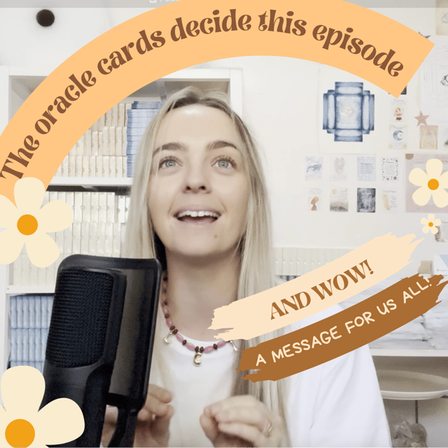 The Oracle Cards Led Today's Podcast and OFFT! A very clear message for you all.... image