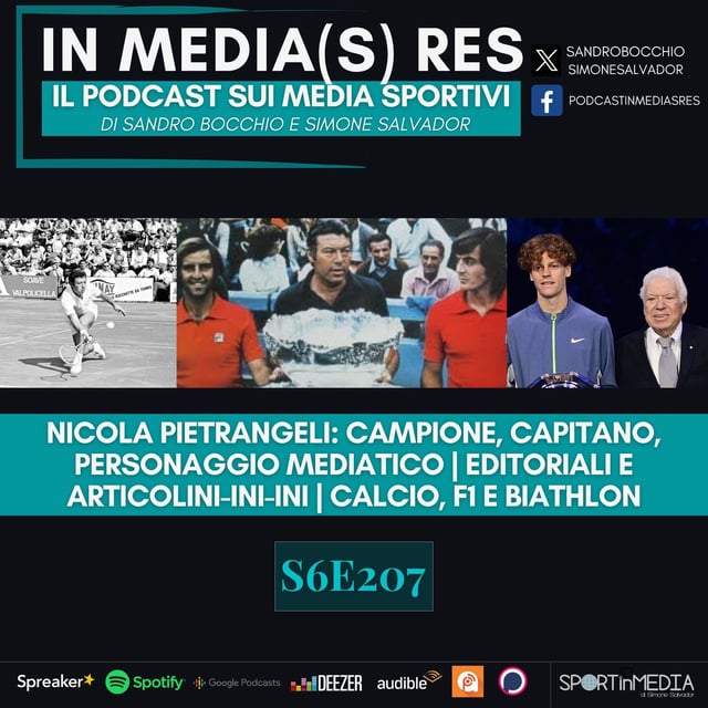 S6E207 | Nicola Pietrangeli: campione, capitano, personaggio mediatico. Articoli ed editoriali rivedibili, Calcio, F1, Biathlon image