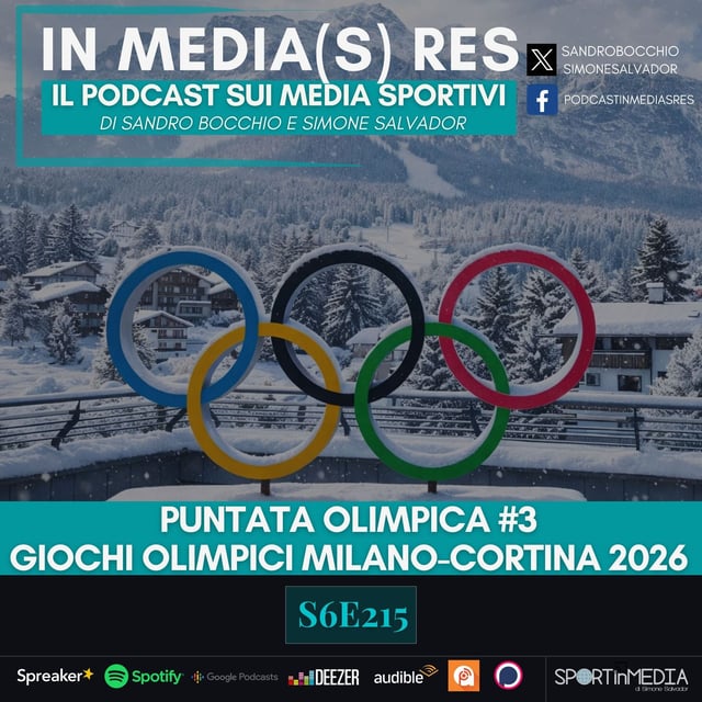 S6E215 | Puntata olimpica - Brignone, Vittozzi, Tabanelli, Record italiani e media | Caso Bastoni image