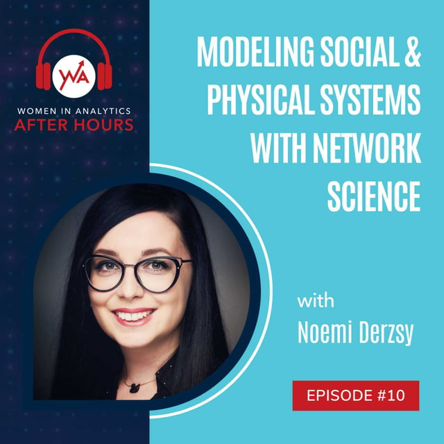 Episode 10: Modeling Social & Physical Systems with Network Science with Noemi Derzsy image