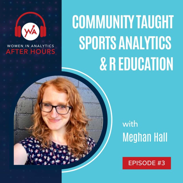 Episode 3 - Community-Taught Sports Analytics & R Education with Meghan Hall image