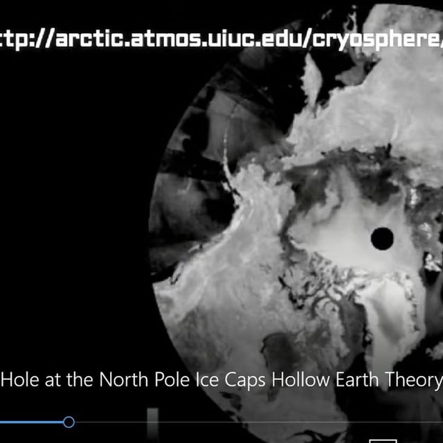 Black Hole at the North Pole image