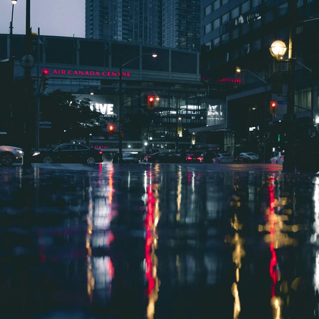 Calming City Rain & Distant Traffic: 8-Hour Peaceful Urban Ambience for Relaxation, Studying & Sleep image
