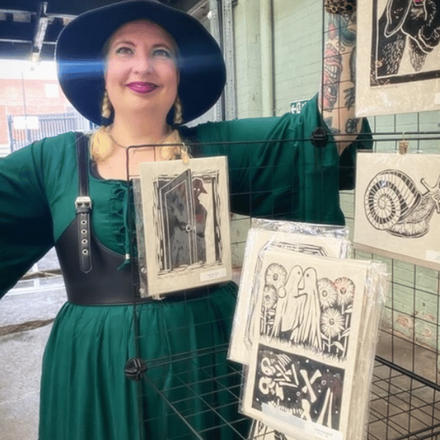 Bonus episode- Ghost Stories & Lino Prints: A Creative Journey into Spooky Season image