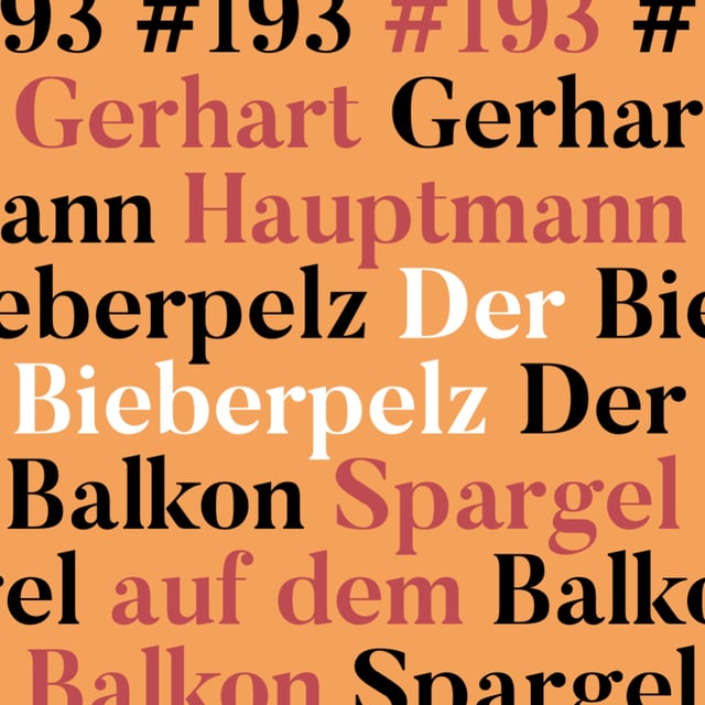 #193: Der Bieberpelz - Gerhart Hauptmann image