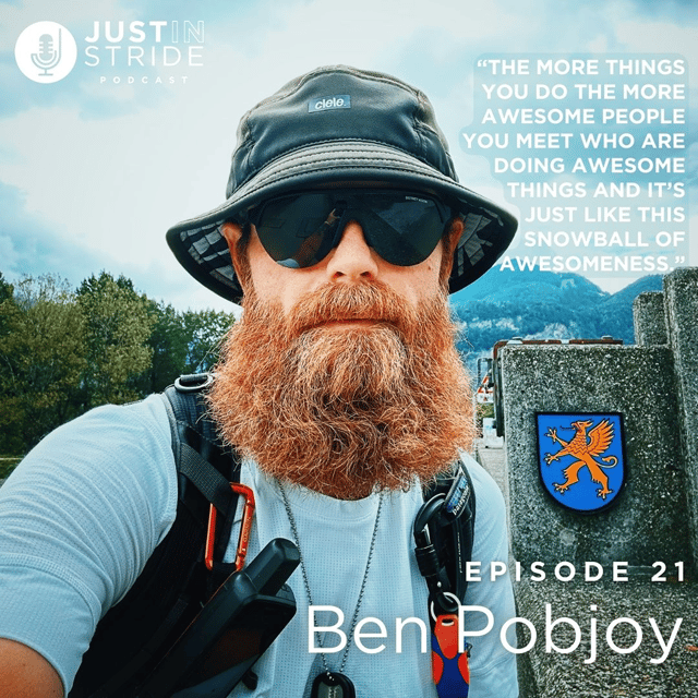 Ben Pobjoy discovering planet earth on foot, 242 Marathons in 1 year, Self financed mission, 70 countries traveled, documenting the journey, weight lose, healthy lifestyle image