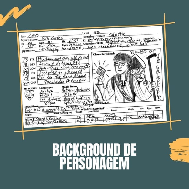 Background de Personagem, quantas páginas? image