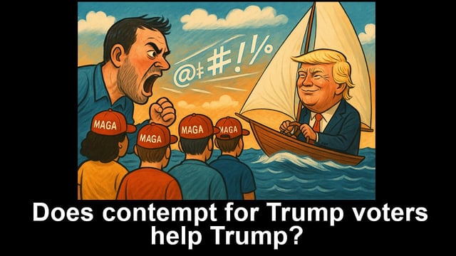 Does contempt for Trump voters help Trump? Are we in a feedback loop? image