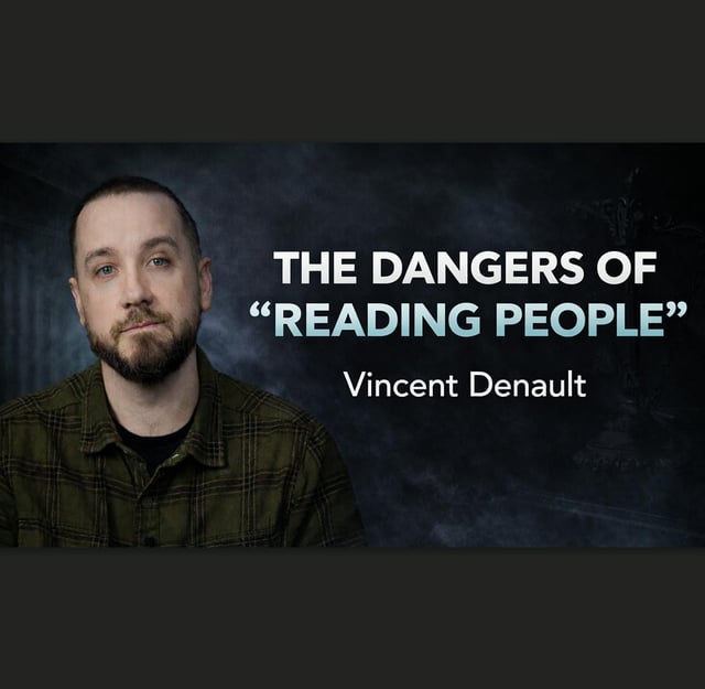 The dangers of “reading people,” with former behavior pseudoscience believer Vincent Denault image