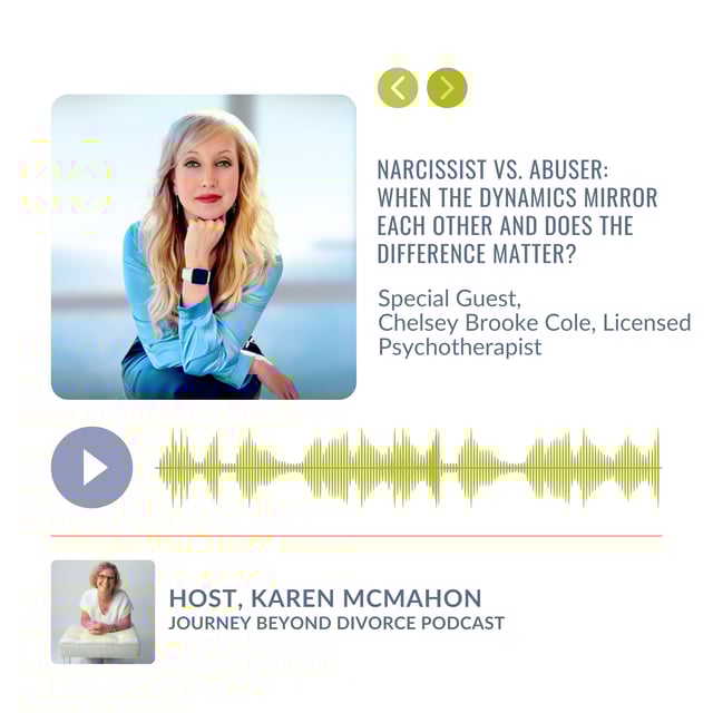 Narcissist vs. Abuser: When the Dynamics Mirror Each Other and does the Difference Matter? with Licensed Psychotherapist, Chelsey Brooke Cole image