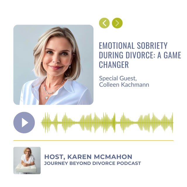 Emotional Sobriety During Divorce: A Game Changer with Master Life Coach & Addiction Recovery Specialist, Colleen Kachmann image