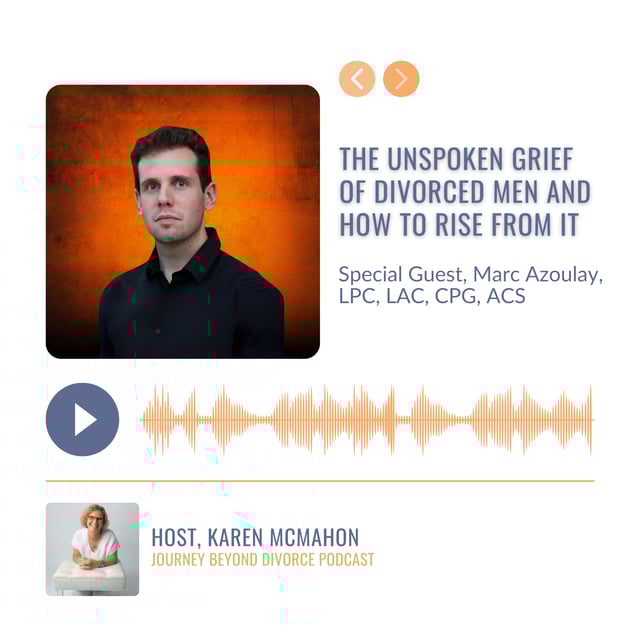 The Unspoken Grief of Divorced Men and How to Rise From It with Founder of Men’s Therapy Online, Marc Azoulay, LPC, LAC, CPG, ACS image