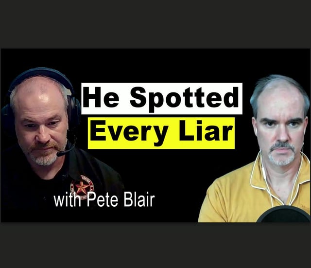 How Pete Blair scored 100% in a deception detection study  image