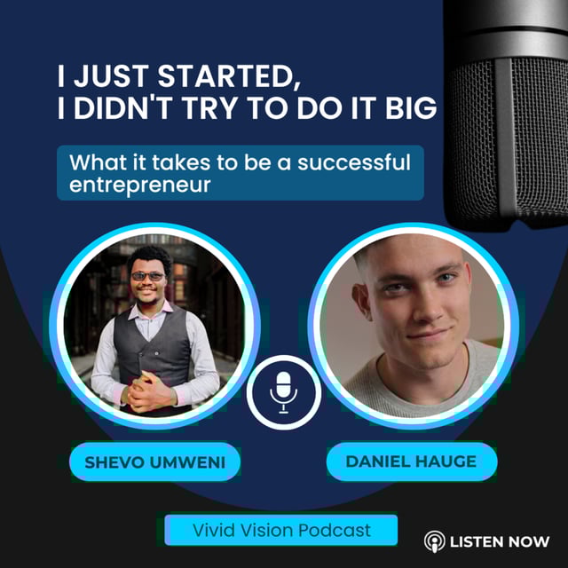 How I overcame drug abuse to build a 6-figure business - Daniel Hauge with Shevo Umweni image