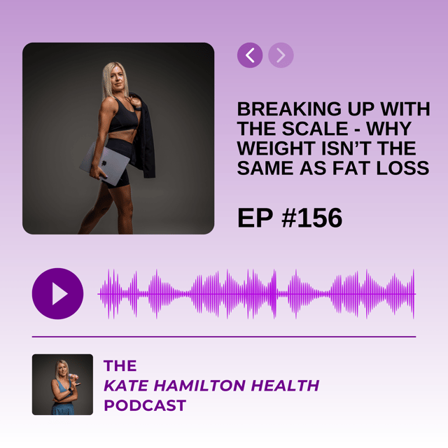 #156: Breaking up with the Scale - Why Weight Isn’t the Same as Fat Loss image
