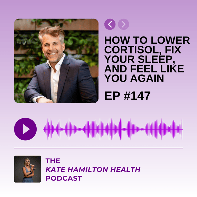 #147: Justin Hai: How to Lower Cortisol, Fix Your Sleep and Feel Like YOU Again image
