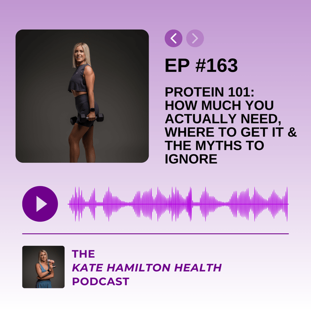 #163 - Protein 101: How Much You Actually Need, Where to Get It & the Myths to Ignore image