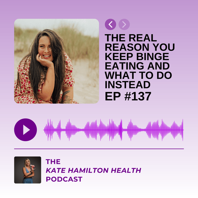 #137: Nicole Quigley: The real reason you keep binge eating and what to do instead image