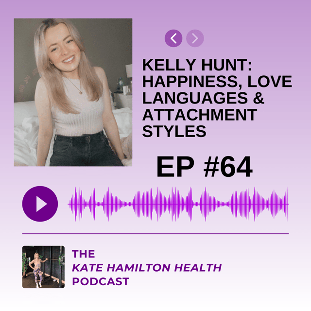 #64 - Kelly Hunt: Happiness, Love Languages & Attachment Styles image