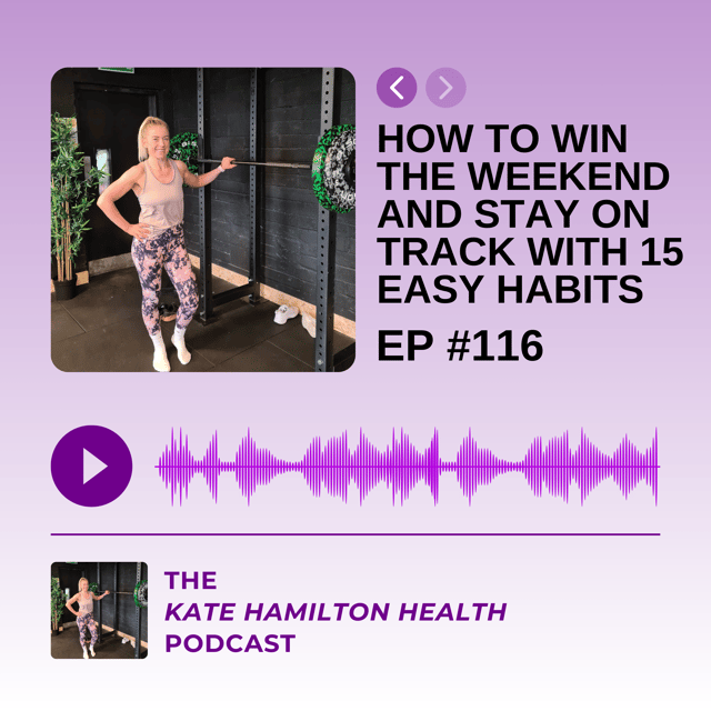 #116: How to win the weekend and stay on track with 15 easy habits image