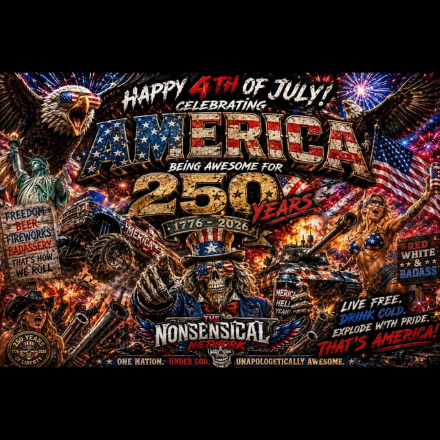 Nonsensical Nonsense: Stars, Stripes & Shenanigans image