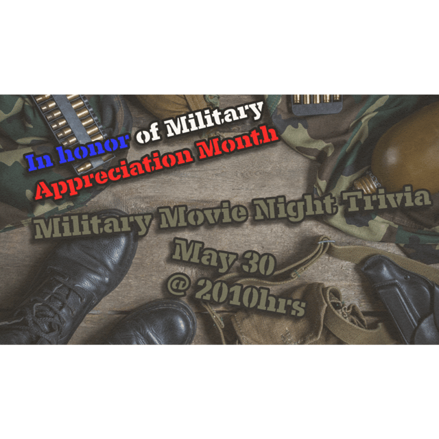 Nonsense and Chill - Military Movie Night Trivia image