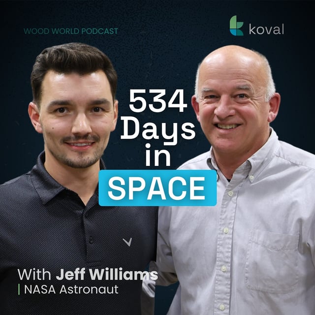 From 534 Days in Space to Woodworking w/ Astronaut Jeff Williams | #woodworld Podcast Vadim Kovalev image