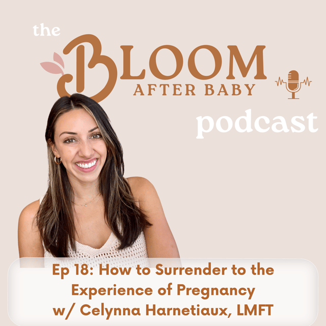18. How to Surrender to the Pregnancy Experience, with Celynna Harnetiaux, LMFT image