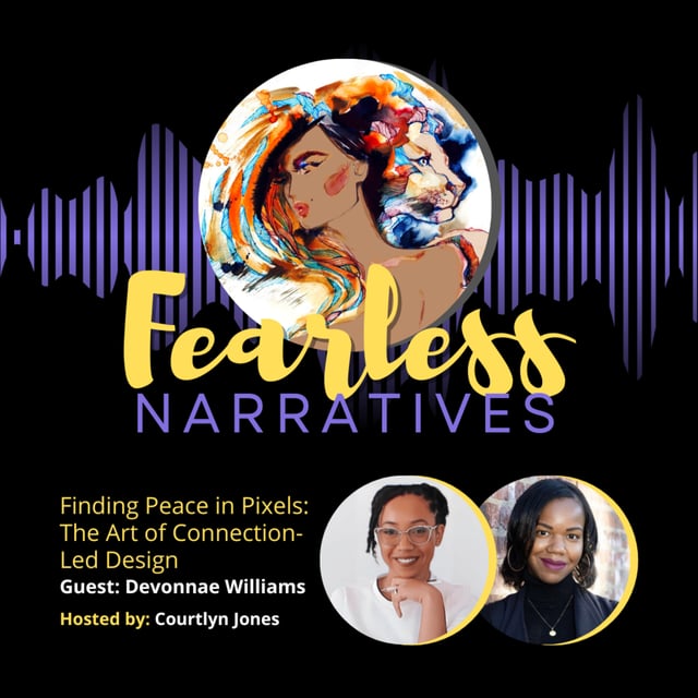 59. Finding Peace in Pixels: The Art of Connection-Led Design ft. Devonnae Williams of Brand Peace Co. image