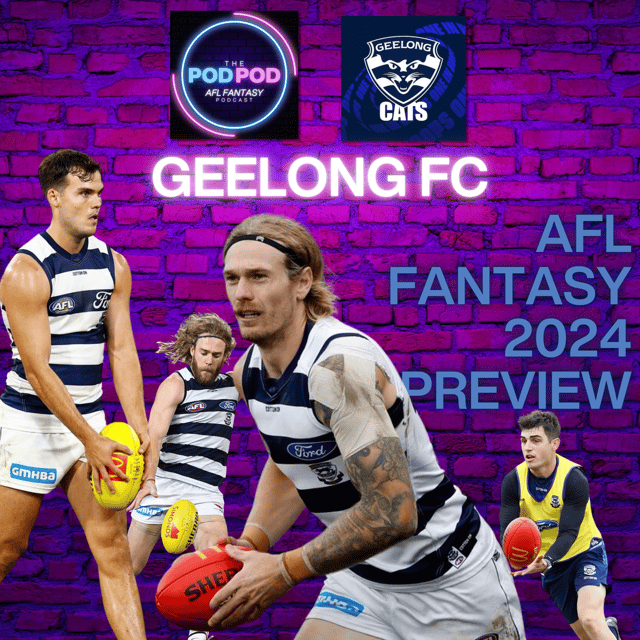 Geelong Cats AFL Fantasy 2024 team preview | #PODPOD image