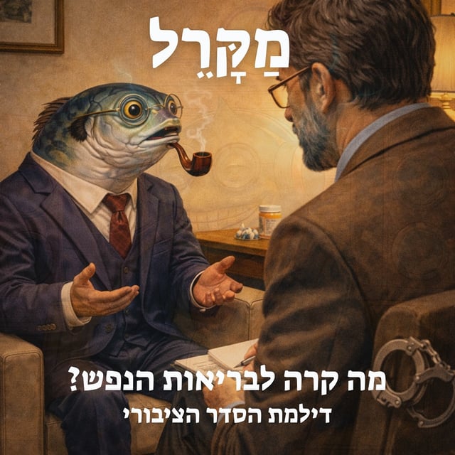 מה קרה לבריאות הנפש? דילמת הסדר הציבורי image