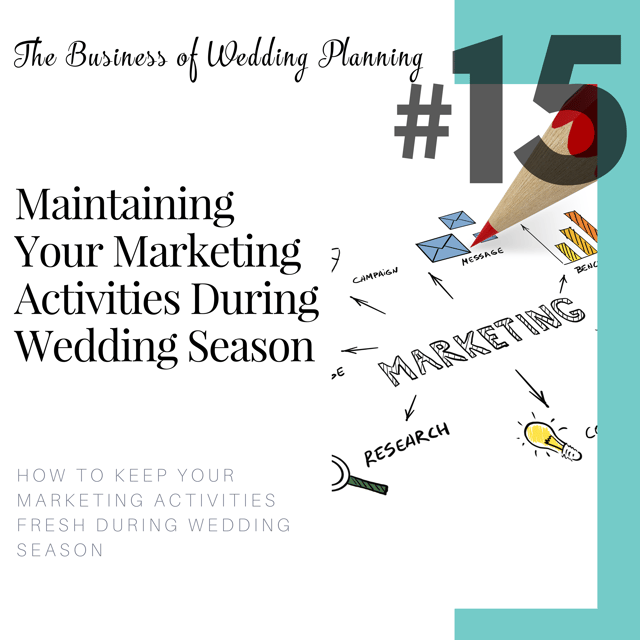 Maintaining Your Marketing Activities During Wedding Season image