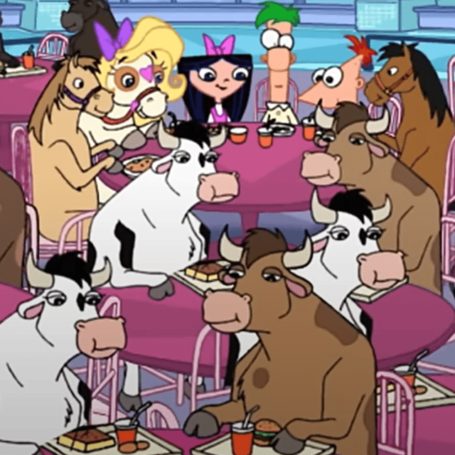 Cows in the Mall image