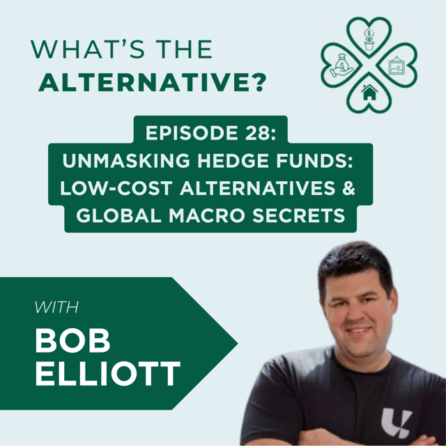 What's the Alternative? | Episode 28 |  Unmasking Hedge Funds: Low-Cost Alternatives & Global Macro Secrets with Bob Elliott image