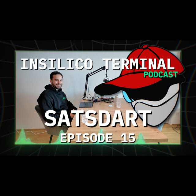 Insilico Terminal Podcast Episode 15 - Satsdart image