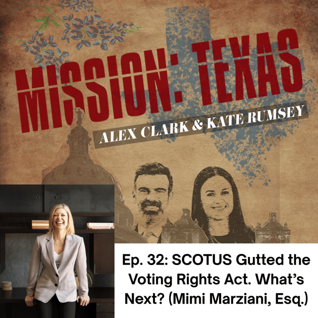 Ep. 32 (Video version): SCOTUS Gutted the Voting Rights Act. What's Next? (Mimi Marziani, Esq.) image
