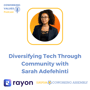 Diversifying Tech Through Community with Sarah Adefehinti  image