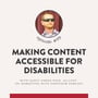 119.  Making Content Accessible for Disabilities -Aaron Page, Allyant image