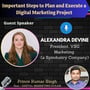 Important Steps to Plan and Execute a Digital Marketing Project with Alexandra Devine image