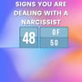Signs You Are Dealing with A Narcissist 48 out of 50 Countdown | Smear Campaign image