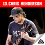 13. Chris Henderson image
