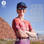 Melanie Henderson about her intro to triathlon and finishing on podium, being a top age grouper, long distance triathlon, Ironman World Championships, Kona, Airline Pilot athlete balance, living away from home  image